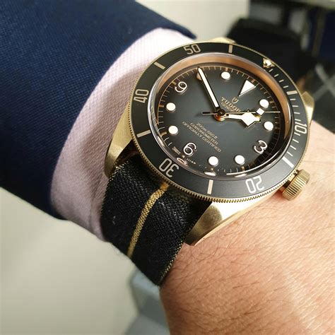 tudor black bay bronze strap|tudor black bay bronze review.